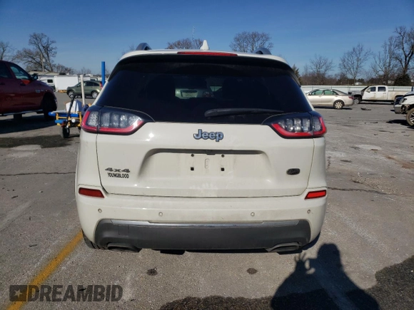 2019 Jeep Cherokee Overland with VIN 1C4PJMJN3KD173830, listed as a Copart auction lot 87229794 with 82,433 mi miles and Salvage title. Bid and sale history available at DreamBid. Image 6.