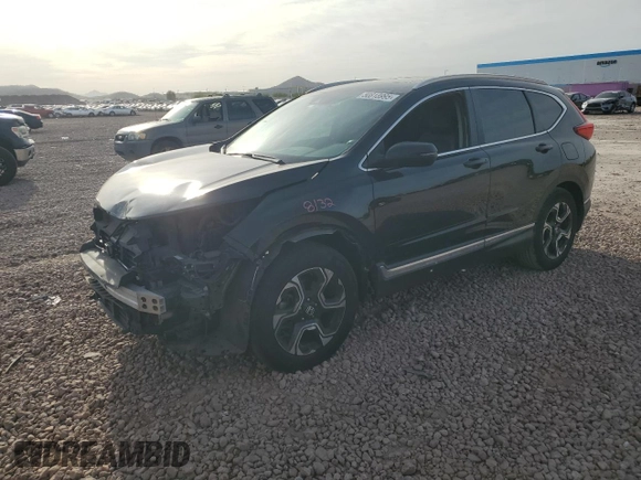 2017 Honda CR-V Touring with VIN 7FARW1H90HE029644, listed as a Copart auction lot 50813995 with 81,078 mi miles and Salvage Title. Bid and sale history available at carsss.com. Image 1.