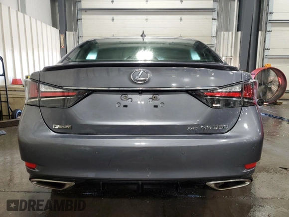 2016 Lexus GS 350 with VIN JTHCZ1BLXGA002387, listed as a Copart auction lot 71448994 with 157,527 mi miles and Salvage Title. Bid and sale history available at carsss.com. Image 6.