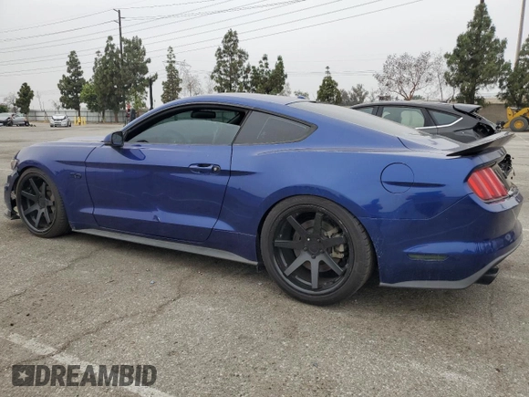 2016 Ford Mustang GT with VIN 1FA6P8CF4G5252745, listed as a Copart auction lot 59229725 with 62,866 mi miles and Salvage title. Bid and sale history available at DreamBid. Image 2.