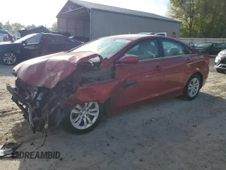 2012 Hyundai Sonata GLS PZEV with VIN 5NPEB4AC6CH495182, listed as a Copart auction lot 51501695 with Not Provided miles and Salvage Title. Bid and sale history available at carsss.com. Image 1.
