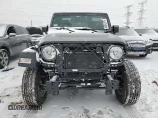 2023 Jeep Wrangler Unlimited Willys Sport with VIN 1C4HJXDMXPW596537, listed as a Copart auction lot 45043975 with 8,076 mi miles and Salvage Title. Bid and sale history available at DreamBid. Image 5.