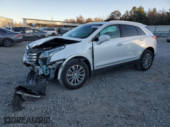 2017 Cadillac XT5 Luxury FWD with VIN 1GYKNBRS0HZ196145, listed as a Copart auction lot 83430344 with 143,012 mi miles and Salvage title. Bid and sale history available at DreamBid. Image 1.