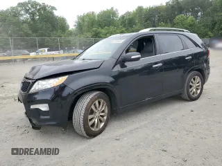 2011 Kia Sorento SX with VIN 5XYKW4A21BG101818, listed as a Copart auction lot 57433445 with 263,625 mi miles and Salvage title. Bid and sale history available at DreamBid. Image 1.