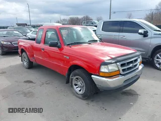 1999 Ford Ranger XL with VIN 1FTYR14V7XTA05242, listed as a IAAI auction lot 41828059 with 105,460 mi miles. Bid and sale history available at carsss.com. Image 1.