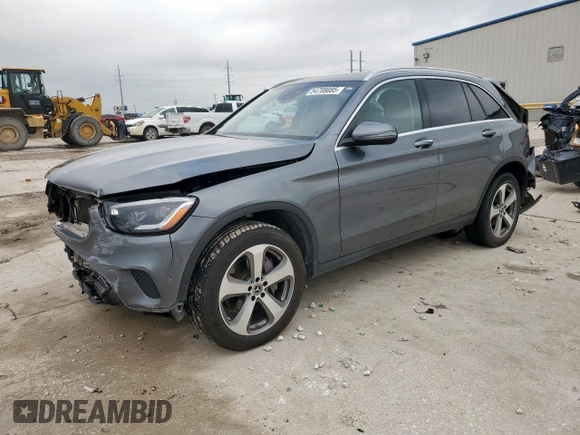 2021 Mercedes-Benz GLC 300 z VIN W1N0G8DB7MV263836, wystawiony jako Copart lot #54708085 z przebiegiem 67 313 mil mil oraz Szkoda całkowita • Salvage title. Historia ofert i sprzedaży dostępna na DreamBid. Obrazek 1.