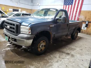 2005 Ford F-250 XL with VIN 1FTNF21565EA30933, listed as a Copart auction lot 86381274 with 140,709 mi miles and Clean Title. Bid and sale history available at DreamBid. Image 1.