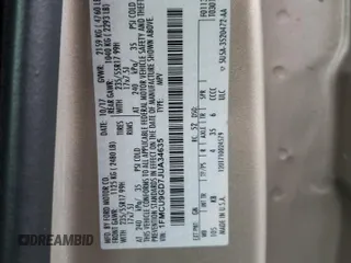 2018 Ford Escape SE z VIN 1FMCU9GD7JUA34635, wystawiony jako Copart lot #48379395 z przebiegiem 123 832 mil mil oraz Szkoda całkowita • Salvage title. Historia ofert i sprzedaży dostępna na DreamBid. Obrazek 14.