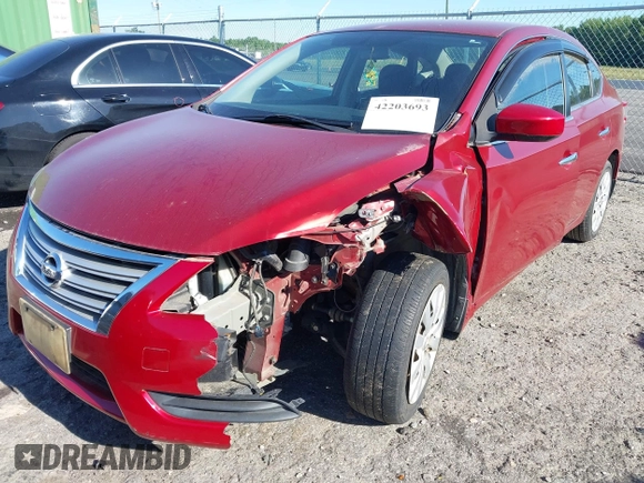 2014 Nissan Sentra SR z VIN 3N1AB7AP0EY337464, wystawiony jako IAAI lot #42203693 z przebiegiem 76 535 mil mil oraz . Historia ofert i sprzedaży dostępna na DreamBid. Obrazek 6.