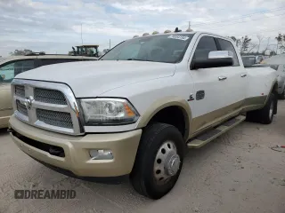 2015 Ram 3500 Longhorn with VIN 3C63RRKL7FG595603, listed as a Copart auction lot 76554154 with 118,271 mi miles and Non Repairable. Bid and sale history available at carsss.com. Image 1.