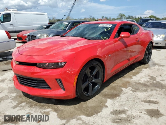 2017 Chevrolet Camaro 1LT with VIN 1G1FB1RX2H0154594, listed as a Copart auction lot 49927623 with 47,431 mi miles. Bid and sale history available at carsss.com. Image 1.