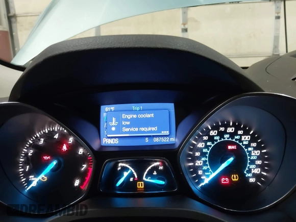 2013 Ford Escape SE with VIN 1FMCU0GX9DUB40739, listed as a IAAI auction lot 41633757 with 87,522 mi miles and . Bid and sale history available at DreamBid. Image 15.