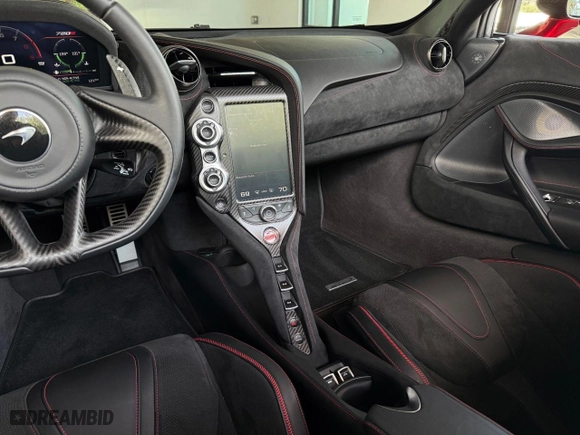 2022 McLaren 720S with VIN SBM14FCA2NW006XXX, listed as a Copart auction lot 53583055 with 9,223 mi miles and Clean Title. Bid and sale history available at carsss.com. Image 9.