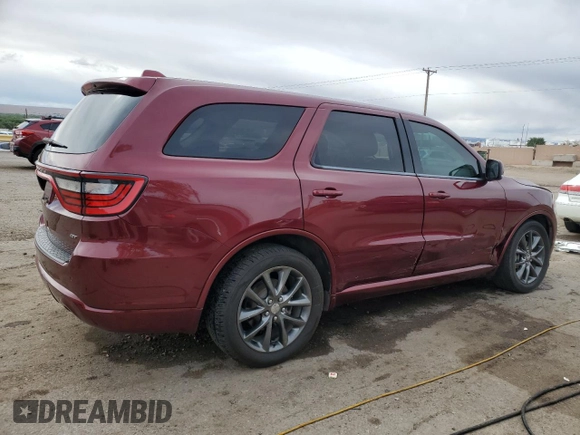 2017 Dodge Durango GT z VIN 1C4RDHDGXHC796445, wystawiony jako Copart lot #56023985 z przebiegiem 123 901 mil mil oraz Szkoda całkowita • Salvage title. Historia ofert i sprzedaży dostępna na DreamBid. Obrazek 3.