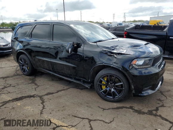 2018 Dodge Durango SRT with VIN 1C4SDJGJ7JC209575, listed as a Copart auction lot 56044395 with 101,629 mi miles and Clean title. Bid and sale history available at DreamBid. Image 4.