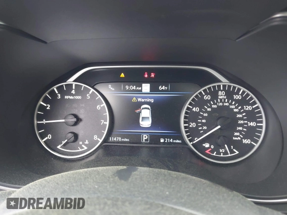 2023 Nissan Maxima Platinum with VIN 1N4AA6FV0PC509933, listed as a IAAI auction lot 41922872 with 11,478 mi miles and . Bid and sale history available at DreamBid. Image 7.