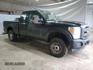 2015 Ford Super Duty F-250 SRW XLT with VIN 1FT7X2B68FED30455, listed as a Copart auction lot 48952315 with 179,081 mi miles and Salvage Title. Bid and sale history available at carsss.com. Image 4.