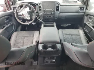 2024 Nissan Titan XD PRO-4X with VIN 1N6AA1FB9RN110722, listed as a Copart auction lot 64190064 with 4,732 mi miles and Salvage Title. Bid and sale history available at carsss.com. Image 8.