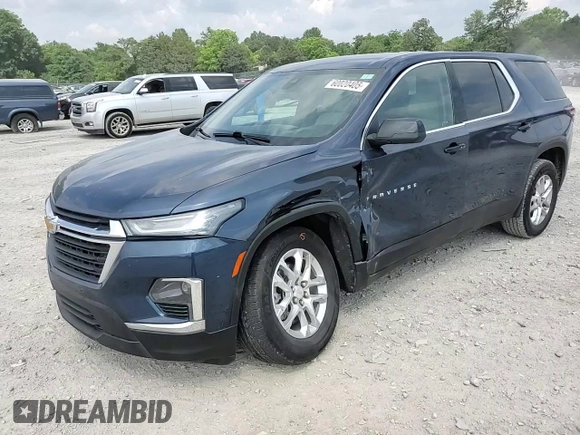 2023 Chevrolet Traverse LS z VIN 1GNERFKW8PJ112735, wystawiony jako Copart lot #60020405 z przebiegiem 72 912 mil mil oraz Szkoda całkowita • Salvage title. Historia ofert i sprzedaży dostępna na DreamBid. Obrazek 14.