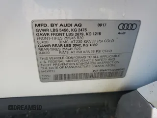 2018 Audi Q5 Premium Plus with VIN WA1BNAFY1J2066585, listed as a Copart auction lot 58306885 with 91,134 mi miles and Salvage title. Bid and sale history available at DreamBid. Image 14.