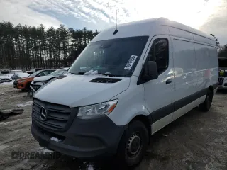 2021 Mercedes-Benz Sprinter Cargo with VIN W1Y40CHY9MT061473, listed as a Copart auction lot 46417055 with 225,748 mi miles and Clean Title. Bid and sale history available at carsss.com. Image 1.