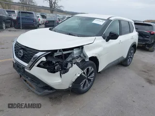 2023 Nissan Rogue SV with VIN 5N1BT3BB9PC897677, listed as a IAAI auction lot 42056626 with 33,324 mi miles. Bid and sale history available at carsss.com. Image 17.