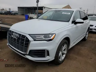 2020 Audi Q7 Premium with VIN WA1AXAF77LD001065, listed as a Copart auction lot 42515984 with 26,796 mi miles. Bid and sale history available at carsss.com. Image 1.