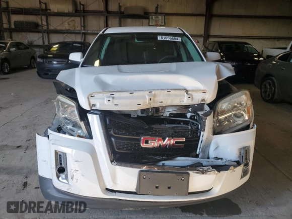 2014 GMC Terrain SLE with VIN 2GKFLVEK5E6103944, listed as a Copart auction lot 81056684 with 75,459 mi miles and Salvage Title. Bid and sale history available at carsss.com. Image 5.