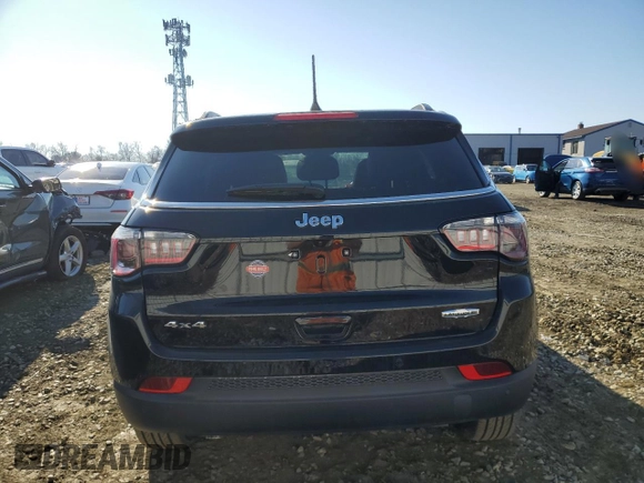 2024 Jeep Compass Latitude Lux with VIN 3C4NJDFN1RT104509, listed as a Copart auction lot 45454915 with 31 mi miles and Salvage title. Bid and sale history available at DreamBid. Image 6.