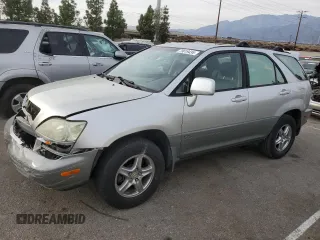 2002 Lexus RX 300 with VIN JTJGF10U620123324, listed as a Copart auction lot 79619434 with 109,231 mi miles and Salvage Title. Bid and sale history available at carsss.com. Image 1.