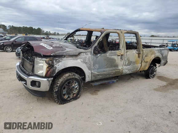 2016 Ford F-250 Lariat with VIN 1FT7W2BT7GEB47588, listed as a Copart auction lot 41475255 with Not provided miles and Salvage title. Bid and sale history available at DreamBid. Image 1.
