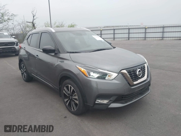 2019 Nissan Kicks SR with VIN 3N1CP5CU1KL506188, listed as a IAAI auction lot 41939449 with 15,926 mi miles. Bid and sale history available at carsss.com. Image 1.