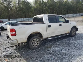 2008 Ford F-150 XLT with VIN 1FTPW14V48FC12272, listed as a Copart auction lot 51387745 with 0 mi miles and Salvage Title. Bid and sale history available at carsss.com. Image 3.