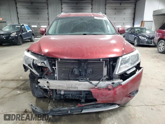 2016 Nissan Pathfinder S with VIN 5N1AR2MN5GC640155, listed as a Copart auction lot 51290005 with Not Provided miles and Non Repairable. Bid and sale history available at carsss.com. Image 5.