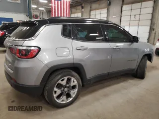 2020 Jeep Compass Limited with VIN 3C4NJCCB4LT194010, listed as a Copart auction lot 52383715 with 100,877 mi miles and Clean title. Bid and sale history available at DreamBid. Image 3.