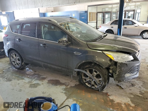 2015 Ford Escape Titanium with VIN 1FMCU0J9XFUA58239, listed as a Copart auction lot 46153395 with 114,240 mi miles and Salvage Title. Bid and sale history available at carsss.com. Image 4.