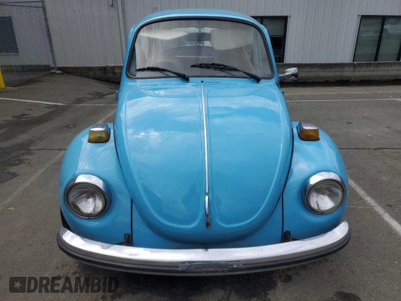 1973 Volkswagen Beetle with VIN 1332519606, listed as a Copart auction lot 50725285 with 45,149 mi miles and Salvage Title. Bid and sale history available at DreamBid. Image 5.