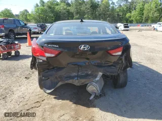 2016 Hyundai Elantra SE with VIN KMHDH4AE0GU647038, listed as a Copart auction lot 51534295 with 0 mi miles and Salvage Title. Bid and sale history available at carsss.com. Image 6.