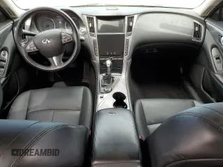 2016 Infiniti Q50 2.0t Premium with VIN JN1CV7AR8GM252752, listed as a Copart auction lot 53073845 with 143,706 mi miles and Salvage Title. Bid and sale history available at carsss.com. Image 8.