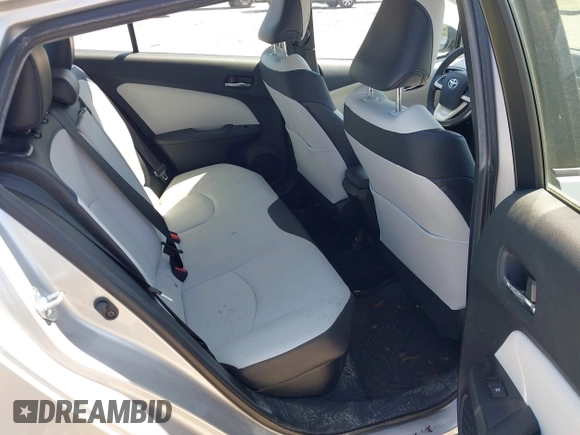 2017 Toyota Prius Two with VIN JTDKARFU7H3047752, listed as a IAAI auction lot 41706089 with 45,391 mi miles. Bid and sale history available at carsss.com. Image 8.