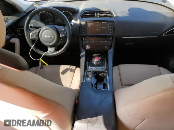 2018 Jaguar F-Pace 30t Premium with VIN SADCJ2GX3JA328201, listed as a Copart auction lot 50598965 with 115,435 mi miles and Salvage Title. Bid and sale history available at DreamBid. Image 8.