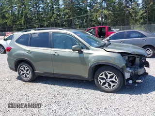 2021 Subaru Forester Premium with VIN JF2SKAFC5MH550118, listed as a IAAI auction lot 42427536 with 31,469 mi miles and . Bid and sale history available at DreamBid. Image 14.