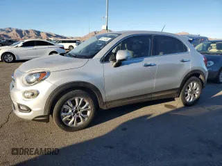 2016 FIAT 500X Lounge with VIN ZFBCFXDT2GP354521, listed as a Copart auction lot 84717204 with 151,438 mi miles and Salvage Title. Bid and sale history available at carsss.com. Image 1.