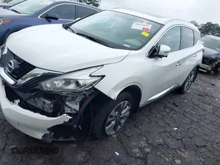 2016 Nissan Murano Platinum with VIN 5N1AZ2MG5GN126361, listed as a IAAI auction lot 41973077 with 124,624 mi miles and . Bid and sale history available at DreamBid. Image 17.