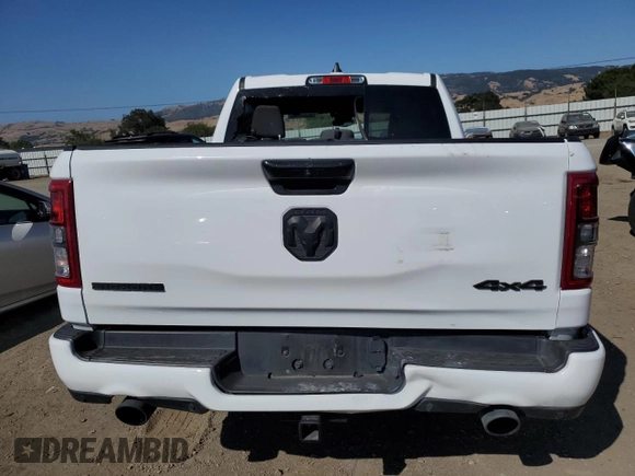 2023 Ram 1500 Big Horn with VIN 1C6SRFFT5PN652314, listed as a Copart auction lot 59323735 with 28,721 mi miles and Salvage title. Bid and sale history available at DreamBid. Image 6.