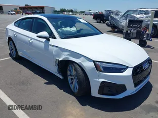 2025 Audi A5 Sportback S line Premium с VIN WAUDACF54SA011399, выставлен на аукционе IAAI как лот 42528788 с пробегом 1 548 миль миль и . История ставок и продаж доступна на DreamBid. Изображение 1.