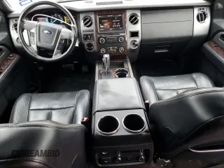 2015 Ford Expedition EL Platinum with VIN 1FMJK1LT5FEF28442, listed as a Copart auction lot 86672594 with 160,987 mi miles and Salvage Title. Bid and sale history available at carsss.com. Image 8.