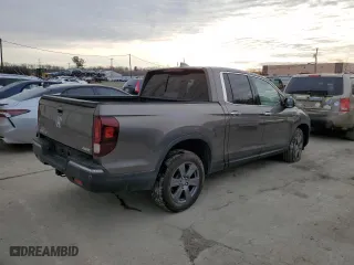 2020 Honda Ridgeline RTL-E with VIN 5FPYK3F73LB001479, listed as a Copart auction lot 44435135 with 0 mi miles and Salvage Title. Bid and sale history available at carsss.com. Image 3.