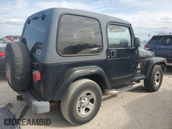2003 Jeep Wrangler X with VIN 1J4FA39S33P364688, listed as a Copart auction lot 74842374 with Not Provided miles and Non Repairable. Bid and sale history available at carsss.com. Image 3.