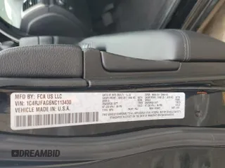 2022 Jeep Grand Cherokee WK Laredo E with VIN 1C4RJFAG6NC113430, listed as a Copart auction lot 72613264 with 31,909 mi miles and Salvage Title. Bid and sale history available at carsss.com. Image 13.